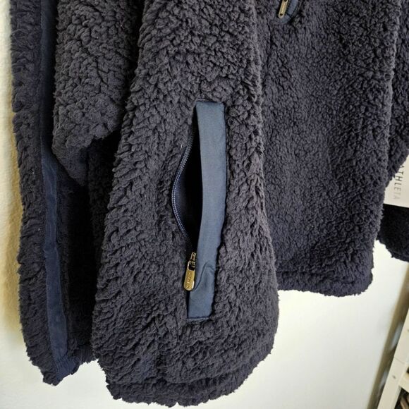NWT Athleta | Cloud Fleece Cozy Soft Sweatshirt In Navy Blue, Womens 2X - Picture 7 of 8